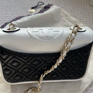 Tory Burch Fleming Small Color-Block Bag 🎀